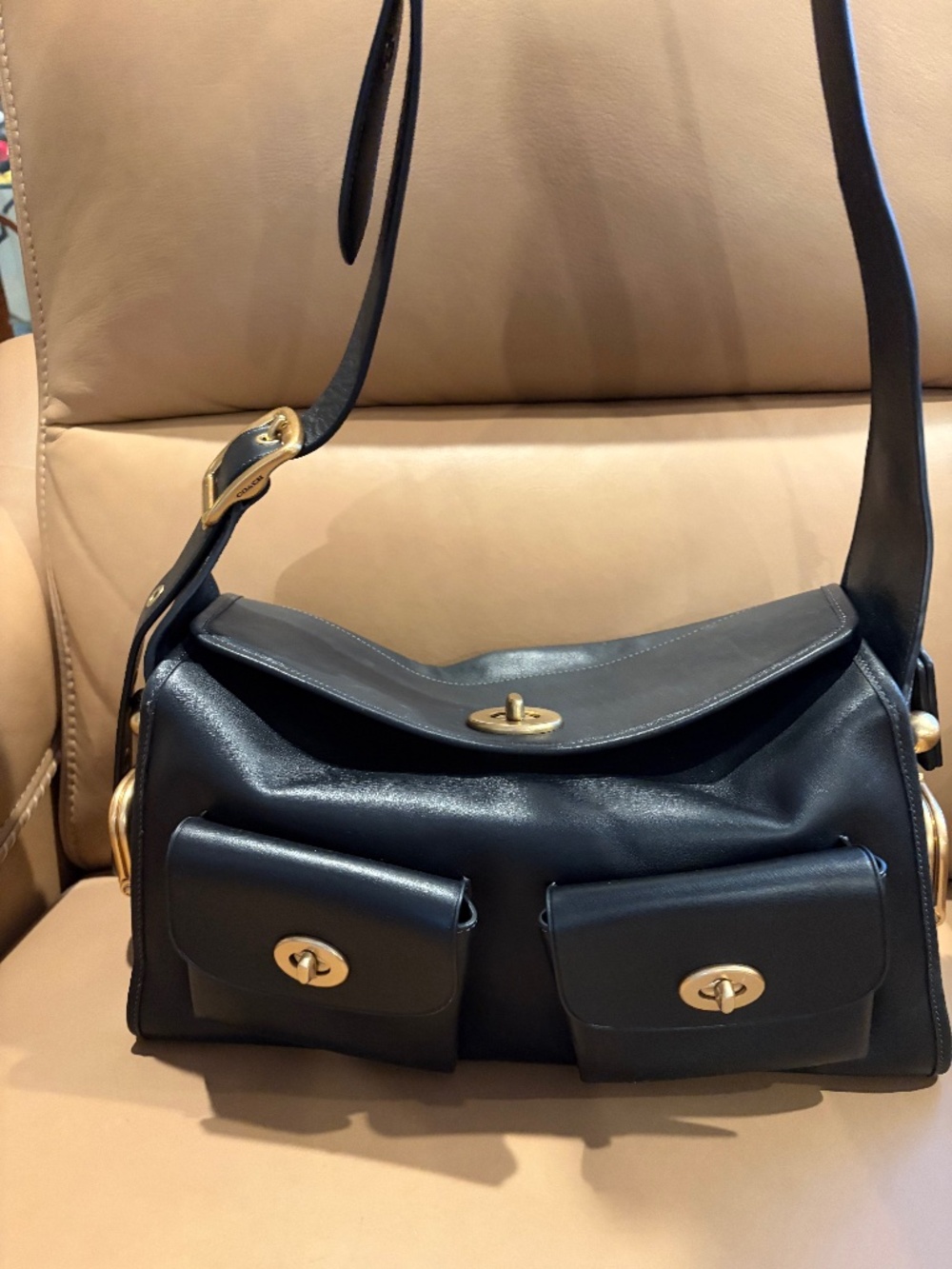 Coach Turnlock Haversack Bag - Picture 1 of 5